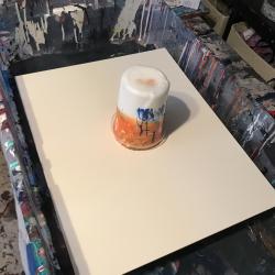 Photo before raising cup