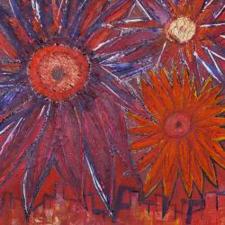 sunflowers over Baltimore